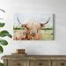 Union Rustic Highland Grazer II by Victoria Borges Painting Print on Canvas Canvas, Wood in Brown/Green | 9.63 H x 13.63 W x 1 D in | Wayfair