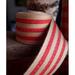 The Holiday Aisle® Faux Burlap 1.5" x 10 Yards Stripe Ribbon Fabric in Red | 2 H x 360 W x 4 D in | Wayfair 0BE19507A7D04C9CA2C03BC7047181F8