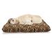 East Urban Home Ambesonne Safari Pet Bed, Medallion Pattern Of Monkey Giraffe Elephant Lion African Inspired Design, Size 24.0 H x 39.0 W x 5.0 D in