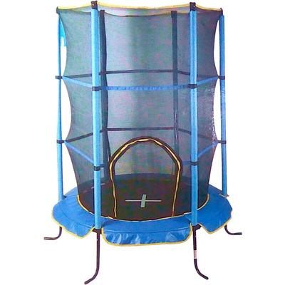 Buri - Kinder-Trampolin mit Sicherheitsnetz Minitrampolin Indoor Ausdauer Fitness Image