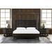 Brayden Studio® Nollet Modern 3 Piece Bedroom Set in Acacia Wood w/ Headboard Wood & Metal/Metal in Brown | King | Wayfair