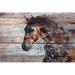 Three Posts™ Fire Horse by Irena Orlov - Print on Canvas in Black/Brown/Gray | 12 H x 18 W x 1.5 D in | Wayfair MH-MWWORLOV-61-C-18
