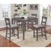 Lark Manor™ Boganville 4 - Person Counter Height Dining Set Wood/Upholstered in Gray | Wayfair A14E3FD2DBE749A8A3F38EDD40957556