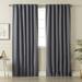 Ebern Designs Bantam Solid Blackout Thermal Rod Pocket Curtain Panels Polyester in Gray | 108 H in | Wayfair 5E1E13BBB8C54042AAF7A33C250EB1BF