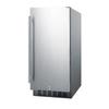 Summit Appliance 2.2 cu. ft. Convertible Mini Fridge Stainless Steel in Gray/Black | 31.5 H x 14.75 W x 23.75 D in | Wayfair ALR15BCSS
