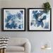 Red Barrel Studio® Blue Velveteen - 2 Piece Picture Frame Painting Print Set on Canvas Canvas, in Blue/Green/Indigo | Wayfair