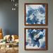 Red Barrel Studio® Blue Velveteen - 2 Piece Picture Frame Painting Print Set on Canvas Canvas, in Black/Blue/Green | 31.5 H x 63 W in | Wayfair