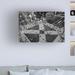 Ebern Designs Ginza by Shigehiro Ono - Wrapped Canvas Photograph Print Canvas, Wood in Black/Gray/White | 12 H x 19 W x 2 D in | Wayfair