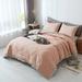 George Oliver Escobedo Reversible Comforter Set Down/Microfiber/Satin in Orange | Twin Comforter + 1 Sham | Wayfair
