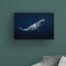 Highland Dunes Humpback Whale by Barathieu Gabriel - Wrapped Canvas Photograph Print Canvas in Black/Blue | 16 H x 24 W x 2 D in | Wayfair