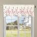 August Grove® Orrstown Floral Scalloped 60" Window Valance Polyester in Pink | 19 H x 60 W in | Wayfair 4BA7BA051F6C4C05BFE5796B09DCDB7F