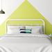 Serena Steel Headboard by Modway Metal in Gray/White | 40 H x 57 W x 2 D in | Wayfair MOD-5535-WHI