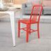 Wade Logan® Carouthers Metal Indoor-Outdoor Chair Metal in Red | 33.25 H x 15.5 W x 20 D in | Wayfair 5D37FA28688047CAB0DDE795611AC257