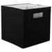 Ebern Designs Solid Fabric Bin Fabric in Black | 13 H x 13 W x 13 D in | Wayfair B586CD61409C4B5BB7A7014D17265296