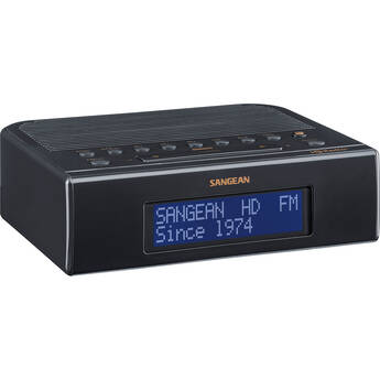 Sangean SG-114 HD Radio/AM/FM Clock Radio (Dark Gray) SG-114