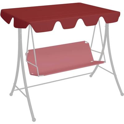 Ersatzdach für Hollywoodschaukel Weinrot 150/130x105/70 cm Vidaxl 766082 Image