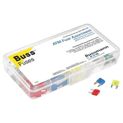 EATON BUSSMANN CDY10TRY-ATM Automotive Fuse Kit, ATM Series, 80 Fuses Included,