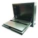 ZORO SELECT 462D25 Laptop Security Cabinet,Gray,PC,Steel