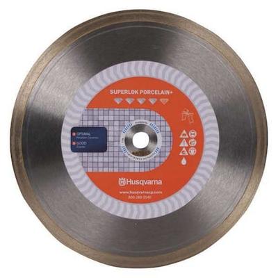 HUSQVARNA Superlok Porcelain+10 Diamond Saw Blade,Demolition,10" dia.