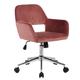 Fauteuil de bureau en velours ajustable