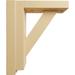 Ekena Millwork Traditional Shelf Bracket Wood in Brown | 8.25 H x 2.5 W x 14.75 D in | Wayfair BKT02X06X07TRAL