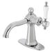 Kingston Brass KSD154KLCP Nautical Single-Handle Bathroom Faucet w/ Push Pop-Up, Polished Chrome in Gray | 9.07 H x 6.31 D in | Wayfair