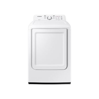 Samsung 7.2 cu. ft. Electric Dryer w/ Sensor Dry & 8 Drying Cycles in Gray | 44 H x 27 W x 30.25 D in | Wayfair DVE41A3000W