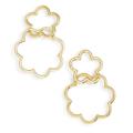 Kate Spade Jewelry | Kate Spade Scrunched Scallops Double Earrings | Color: Gold | Size: Os