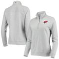 Women's Vineyard Vines Heather Gray Arizona Cardinals Shep Shirt Quarter-Zip Sweatshirt