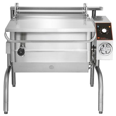 Groen BPM-40EC 240/1 Stainless Steel 40-Gallon Tilting Electric Braising Pan - 240V, 1 Phase, 15.3 kW