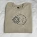 Urban Outfitters Tops | Embroidered Sun And Moon Sweatshirt | Color: Black/Red/Tan | Size: M