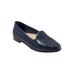 Wide Width Women's Liz Iii Flats by Trotters in Navy (Size 9 1/2 W)