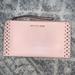 Michael Kors Bags | Blush Pink Michael Kors Wristlet With Gold Studs | Color: Gold/Pink | Size: Os