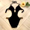 Victoria's Secret Swim | Bathing Suit By Victoria Secret | Color: Black/Gold | Size: Xs