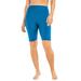 Plus Size Women's Swim Bike Short by Swim 365 in Azure Blue (Size 30) Swimsuit Bottoms
