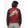Disney Jackets & Coats | Disney Mulan Phoenix Satin Bomber Jacket "Nwt" | Color: Black/Red | Size: Various