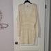 Free People Sweaters | Free People Off Shoulder Knit Sweater Tunic Dress | Color: Cream | Size: L