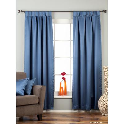 Blue Tab Top blackout Curtain / Drape / Panel - Piece