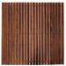 Bare Decor Fuji String Spa Shower Mat in Solid Teak Wood Oiled Finish XL Square 30-inch x 30-inch