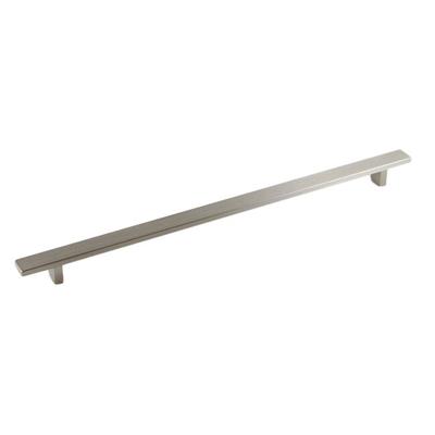 Contemporary 20-inch Stainless Steel-finished Rectangular Bar Cabinet Handle (Case of 25)