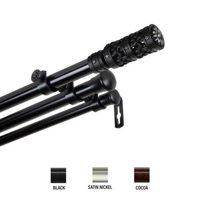 InStyleDesign Carnival Triple Curtain Rod 13/16 inch dia.