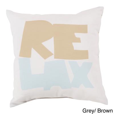 Relax Beach Indoor/Outdoor Decorative Throw Pillow