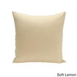 Square 20-inch Hexagonal Geometric Decorative Throw Pillow