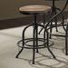 Carbon Loft Vintage Series Distressed Metal 24 Inch Adjustable Counter Stool (Set of 2)