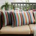 Sorra Home Sunbrella Carousel Confetti Corded Indoor/ Outdoor Pillows (Set of 2)