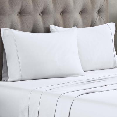 Superior Egyptian Cotton 300 Thread Count Solid Pillowcases, Set of 2