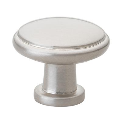 GlideRite 1.125-inch Satin Nickel Round Ring Cabinet Knobs (Pack of 10) - Pack of 10