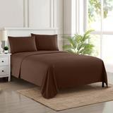 Deep Pocket Soft Microfiber 4-piece Solid Color Bed Sheet Set