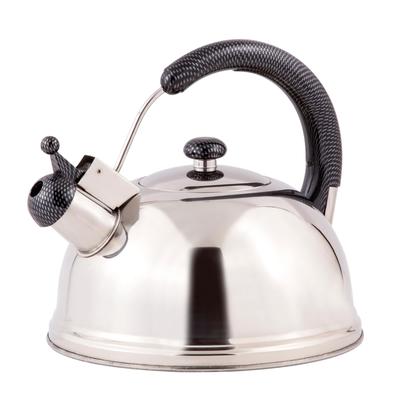 Creative Home Cobra 2.7 Quart Stainless Steel Whistling Tea Kettle with Aluminum Capsulated Bottom