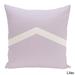 26 x 26-inch Two-tone Chevron Decorative Throw Pillow